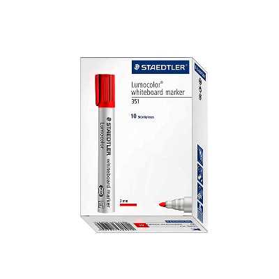 ماژیک وایت برد استدلر مدل لوموکالر مجموعه 10 عددی