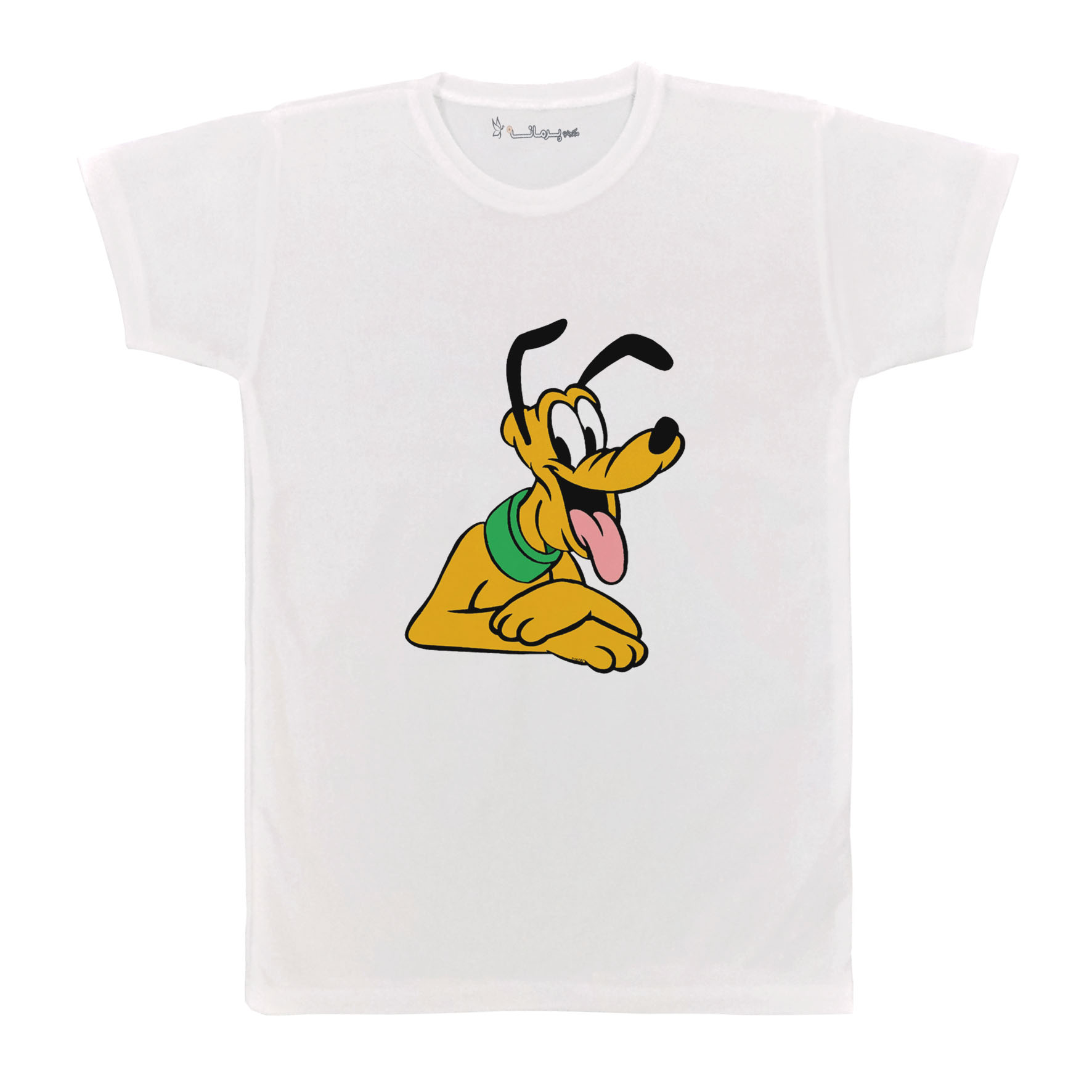 تی شرت آستین کوتاه بچگانه پرمانه طرح کارتن پلوتو کد pmt.7854