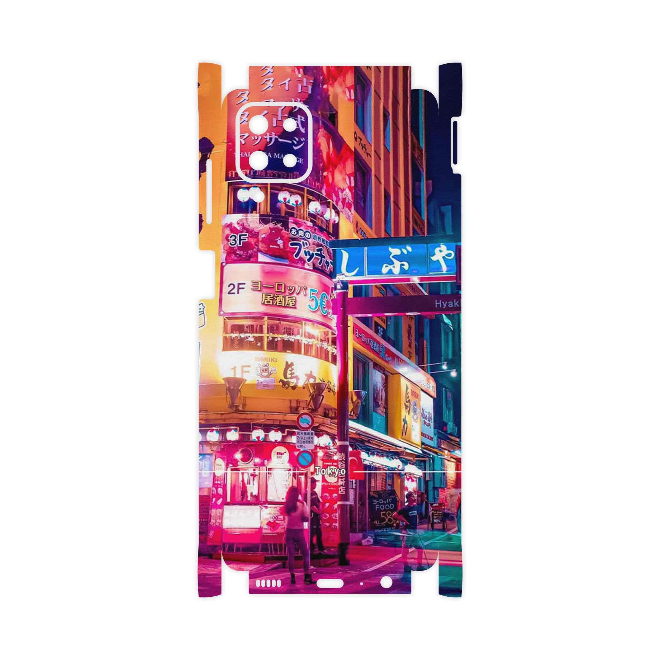 برچسب پوششی ماهوت مدل Tokyo City-FullSkin مناسب برای گوشی موبایل سامسونگ Galaxy A12