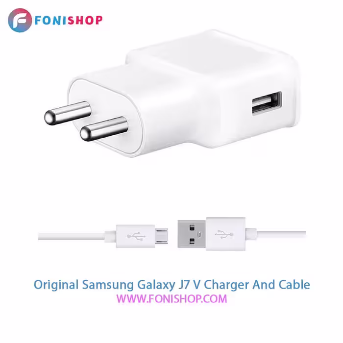 کابل و شارژر اصلی سامسونگ Samsung Galaxy J7 V - J727