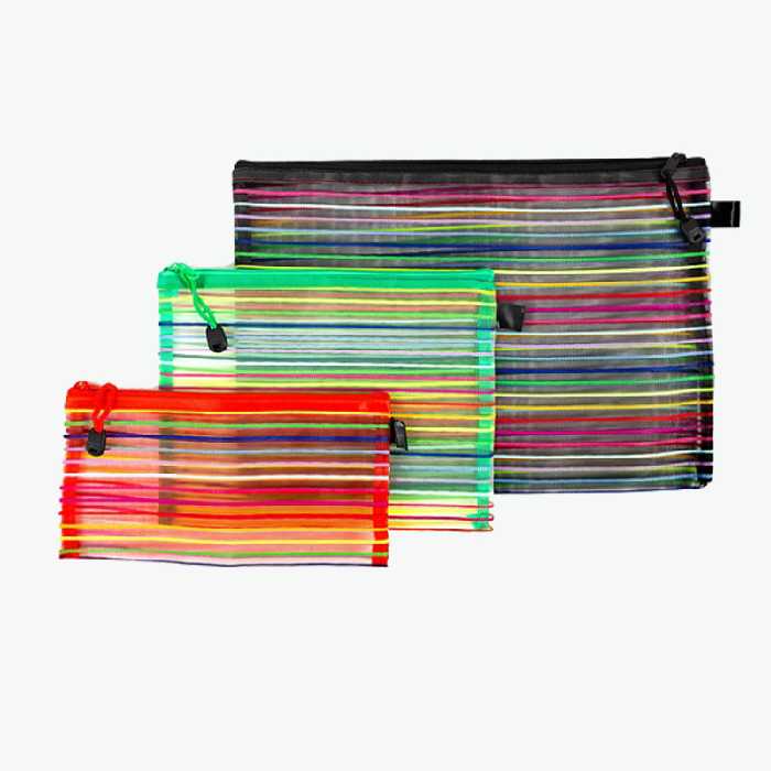 پوشه توری زیپ دار سایز B5