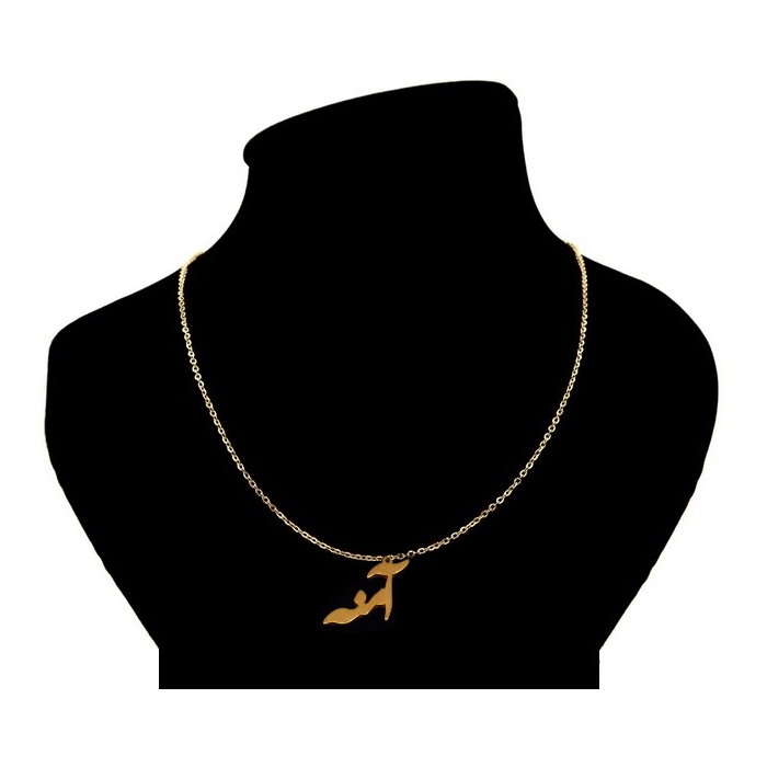 گردنبند مدل اسم آمنه کد fa01