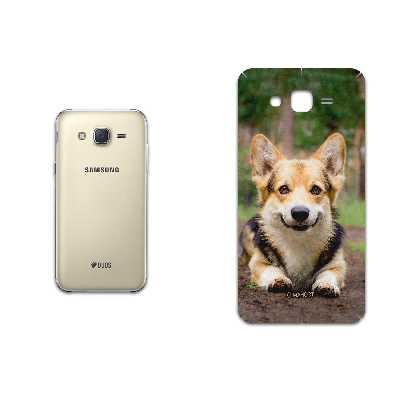 برچسب پوششی ماهوت مدل Dog-2 مناسب برای گوشی موبایل سامسونگ Galaxy J7 2015