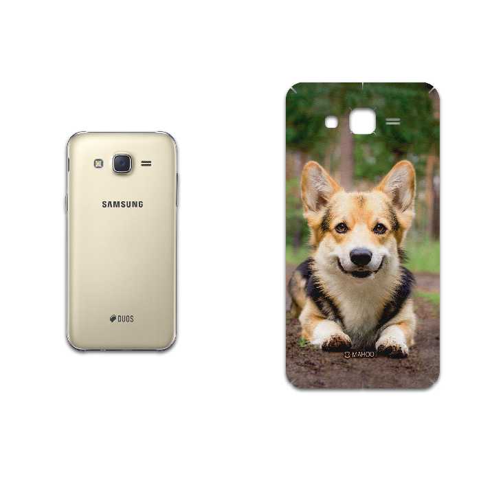 برچسب پوششی ماهوت مدل Dog-2 مناسب برای گوشی موبایل سامسونگ Galaxy J7 2015