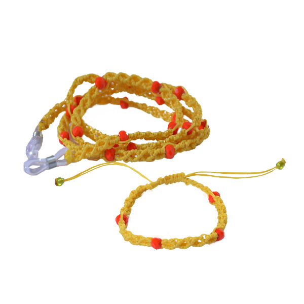 بند عینک مدل لئون به همراه دستبند