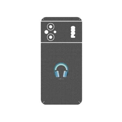 برچسب پوششی ماهوت مدل Minimal Headphone Icon مناسب برای گوشی موبایل شیائومی Poco M5