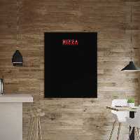 چراغ دیواری نئون دیزاین طرح Pizza-Text_RD