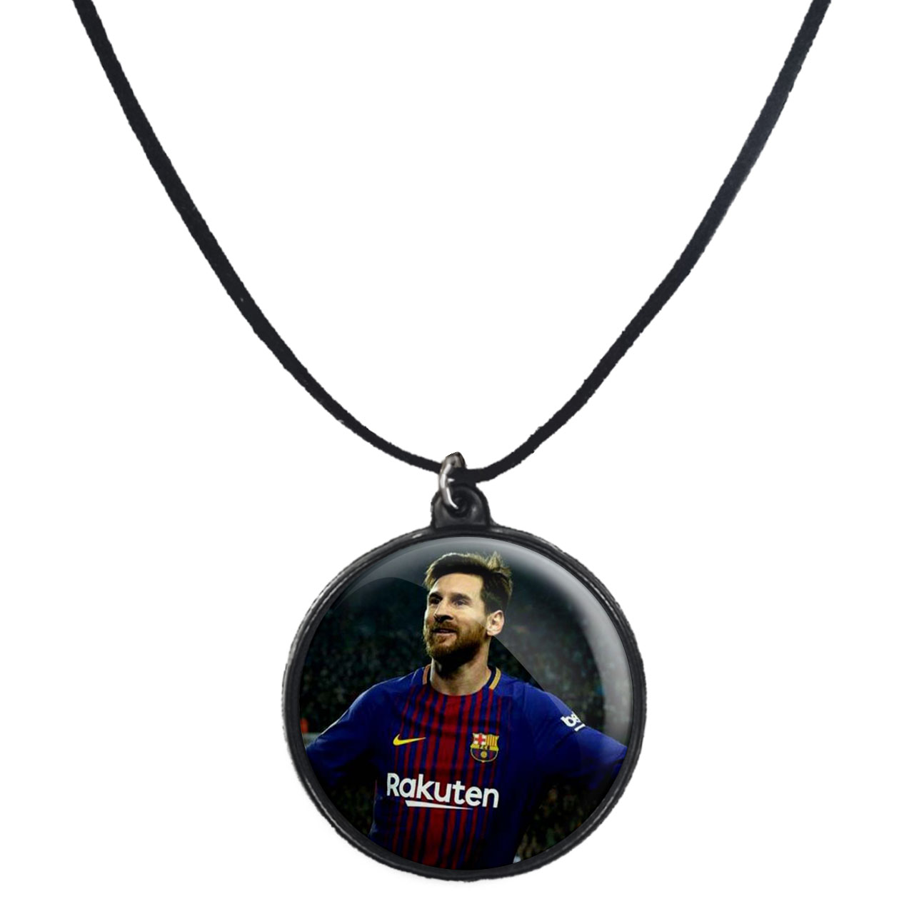 گردنبند پرمانه طرح مسی کد pmb.8697 مدل دو طرفه