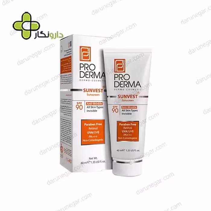 کرم ضد آفتاب و ضد چروک پرودرما SPF90