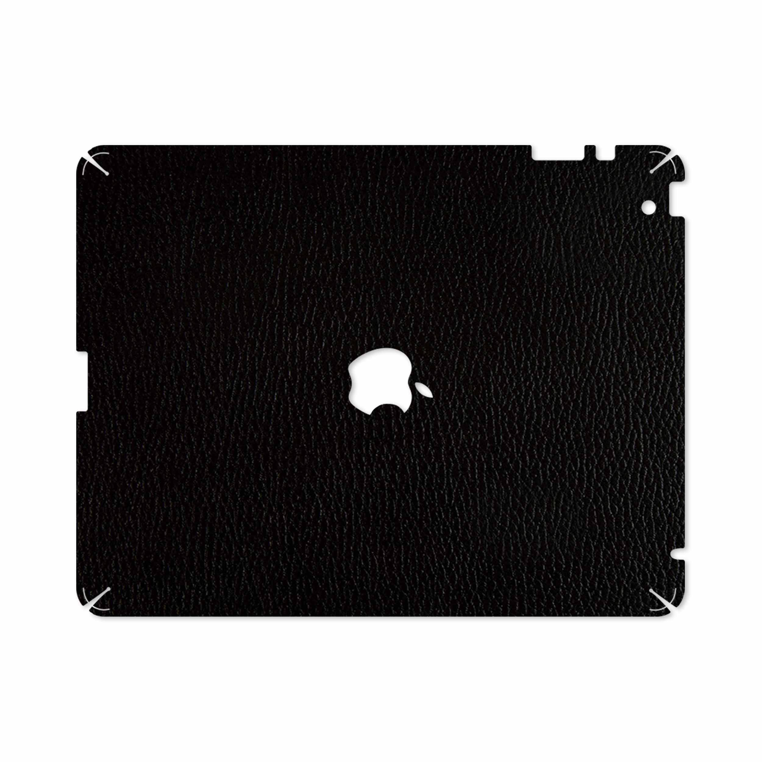 برچسب پوششی ماهوت مدل Black-Leather مناسب برای تبلت اپل iPad 2 2011 A1395