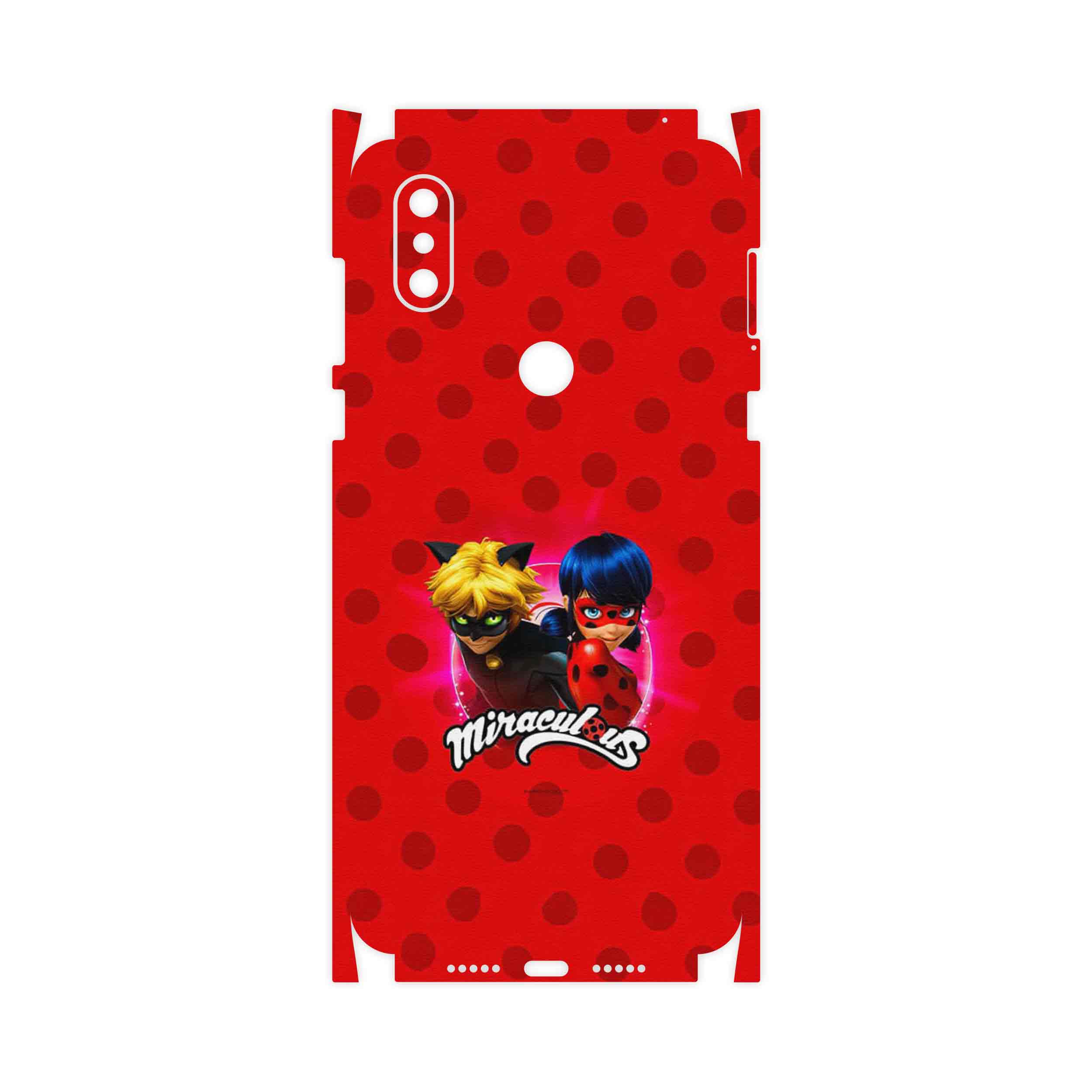 برچسب پوششی ماهوت مدل Ladybug and Cat Noir-FullSkin مناسب برای گوشی موبایل شیائومی Mi Mix 3