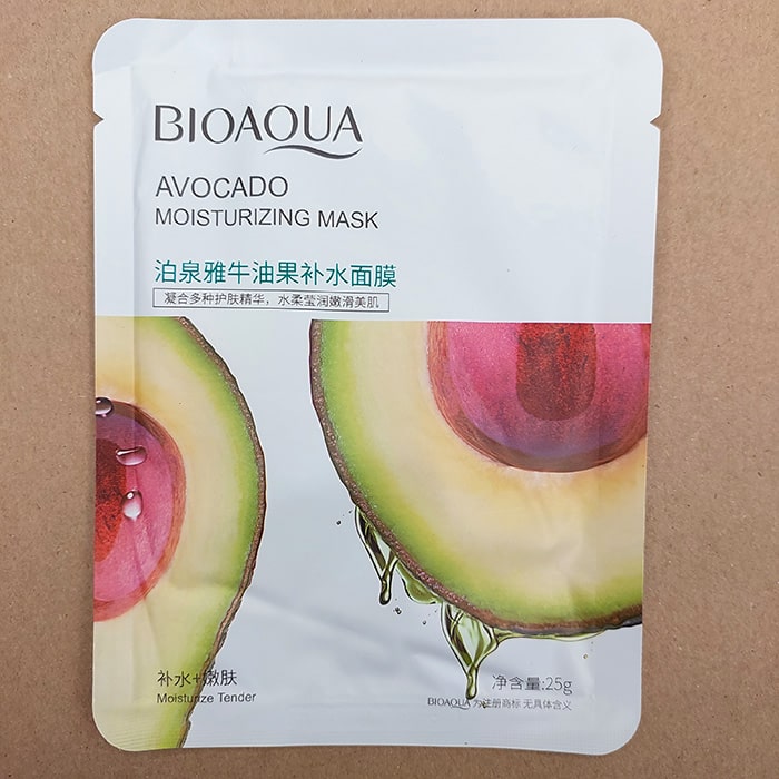 ماسک صورت ورقه ای آووکادو 25گرم BIOAOUA کد91270