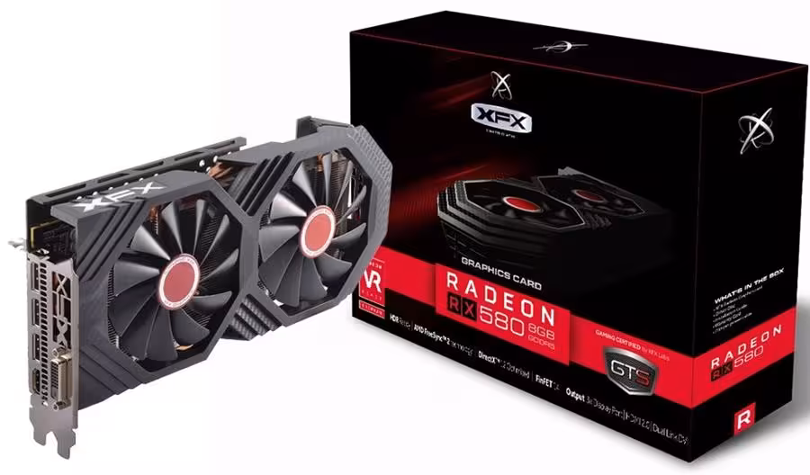کارت گرافیک ایکس اف ایکس مدل RX-580 با حافظه 8 گیگابایت
