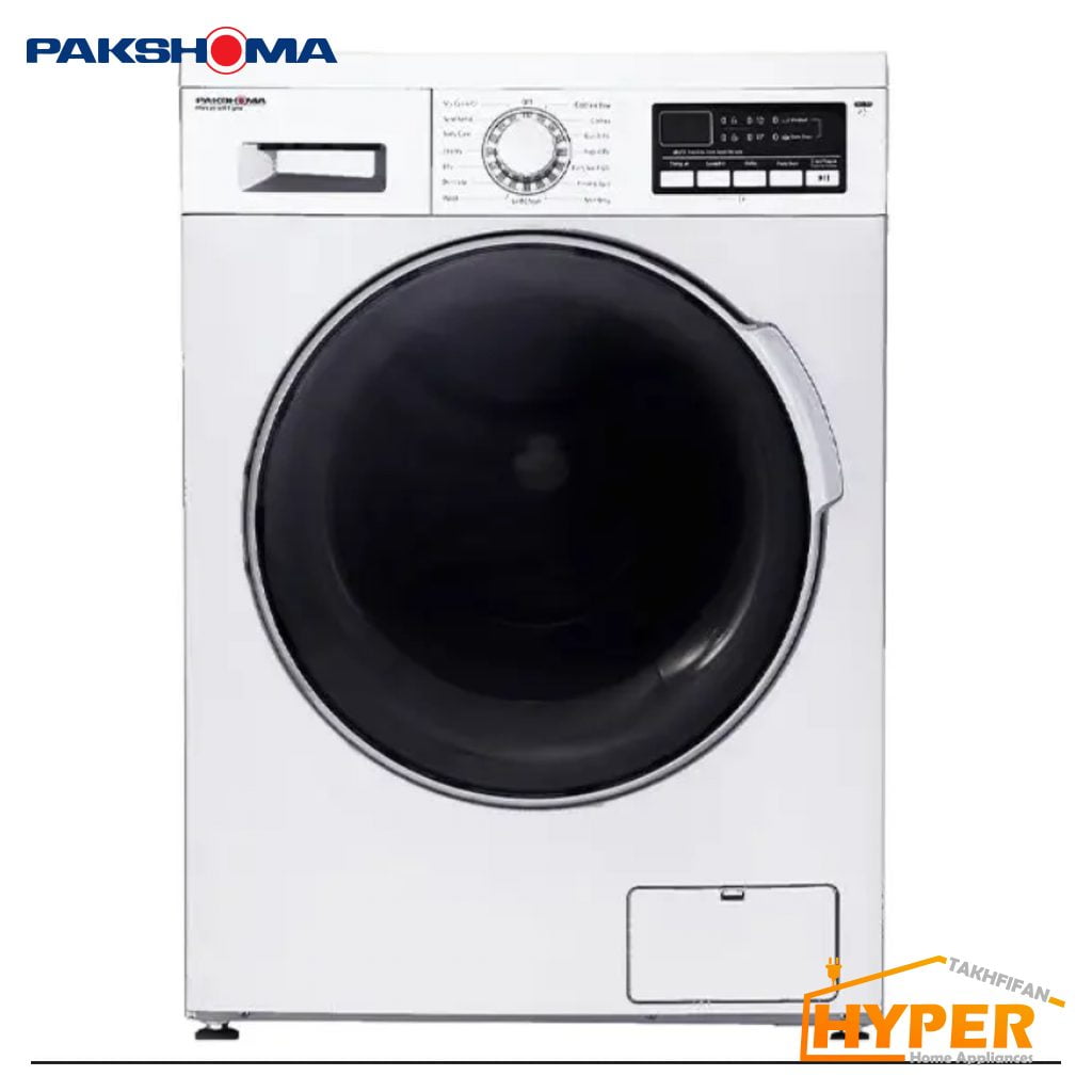ماشین لباسشویی پاکشوما WFU-84412 WT سفید 8 کیلویی