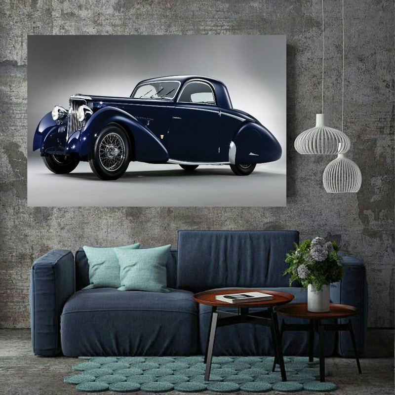 تابلو شاسی طرح ماشین کلاسیک مدل TSH1447 | دنیای قاب