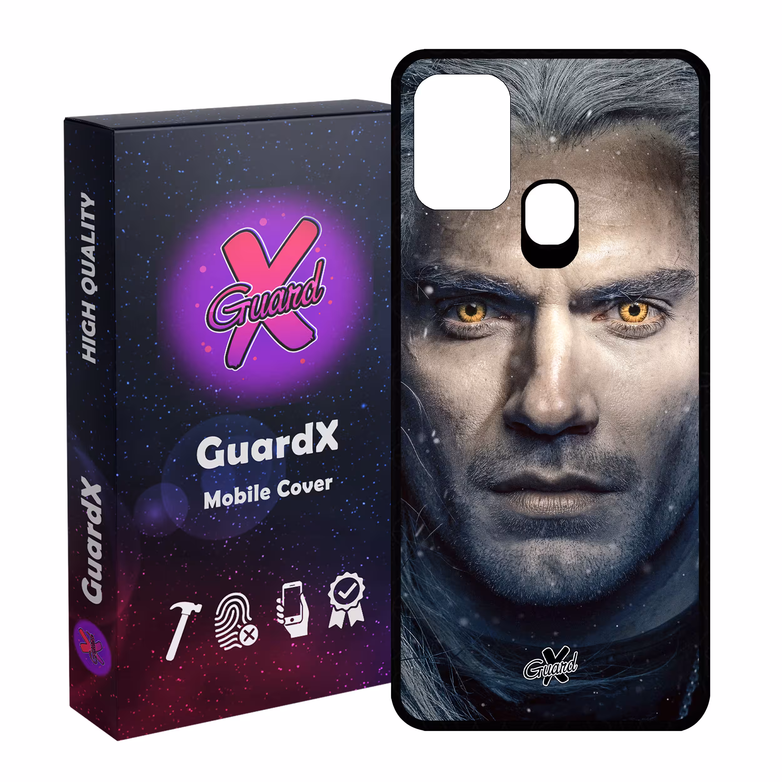 کاور گارد ایکس طرح Witcher مدل Glass10177 مناسب برای گوشی موبایل سامسونگ Galaxy M31 / M31 Prime / F41