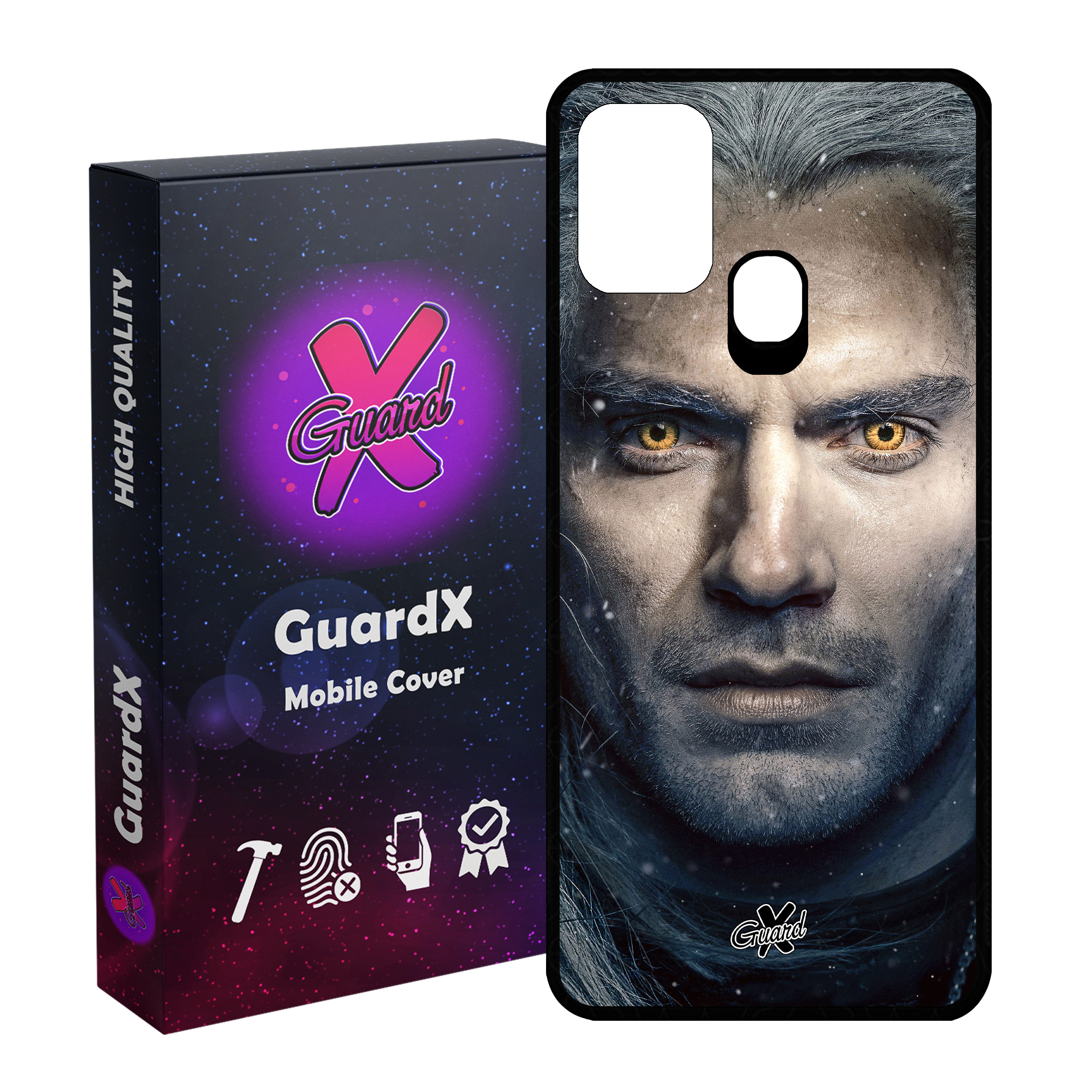 کاور گارد ایکس طرح Witcher مدل Glass10177 مناسب برای گوشی موبایل سامسونگ Galaxy M31 / M31 Prime / F41