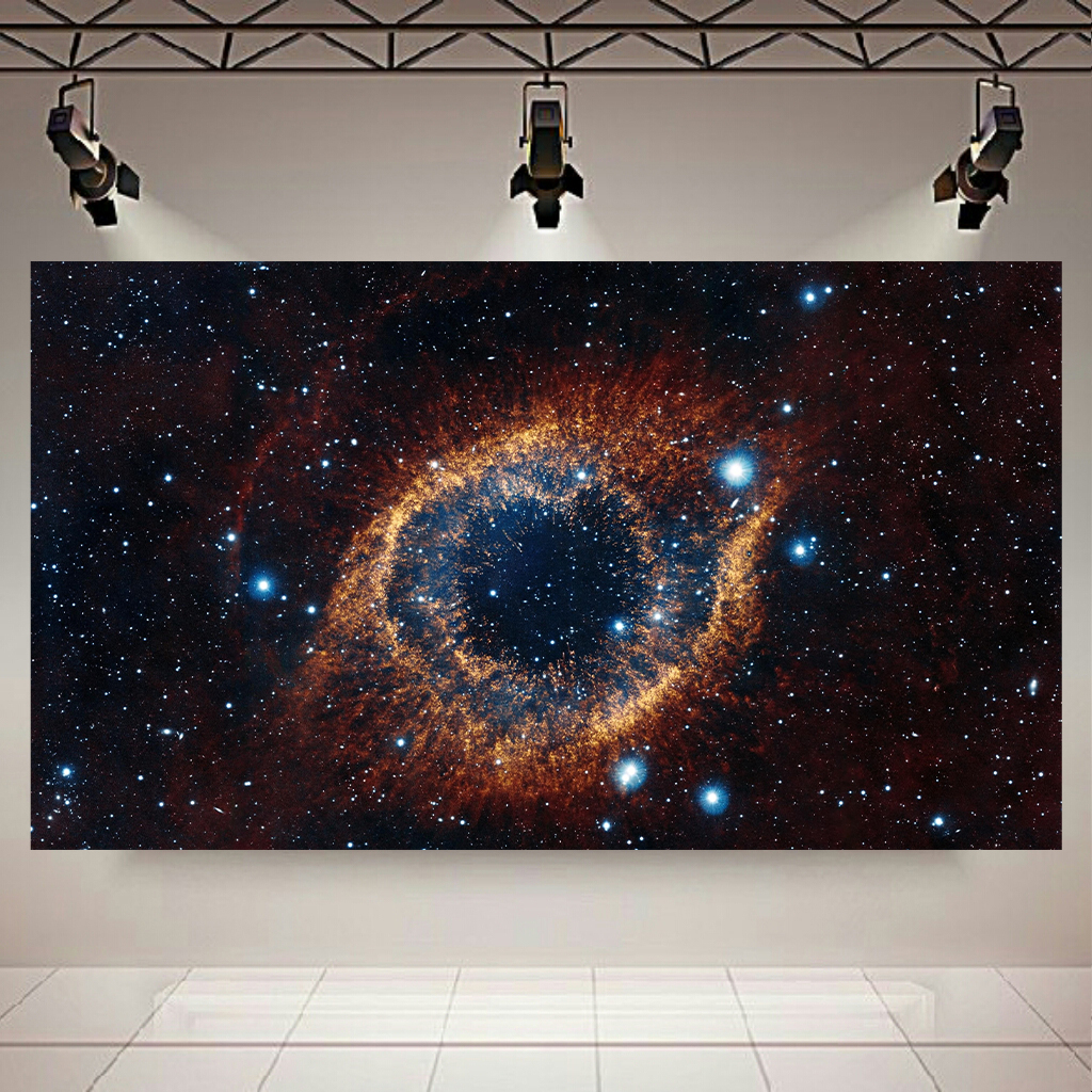 تابلو بوم طرح کهکشان و ستارگان مدل سحابی هلیکس کد AR6220
