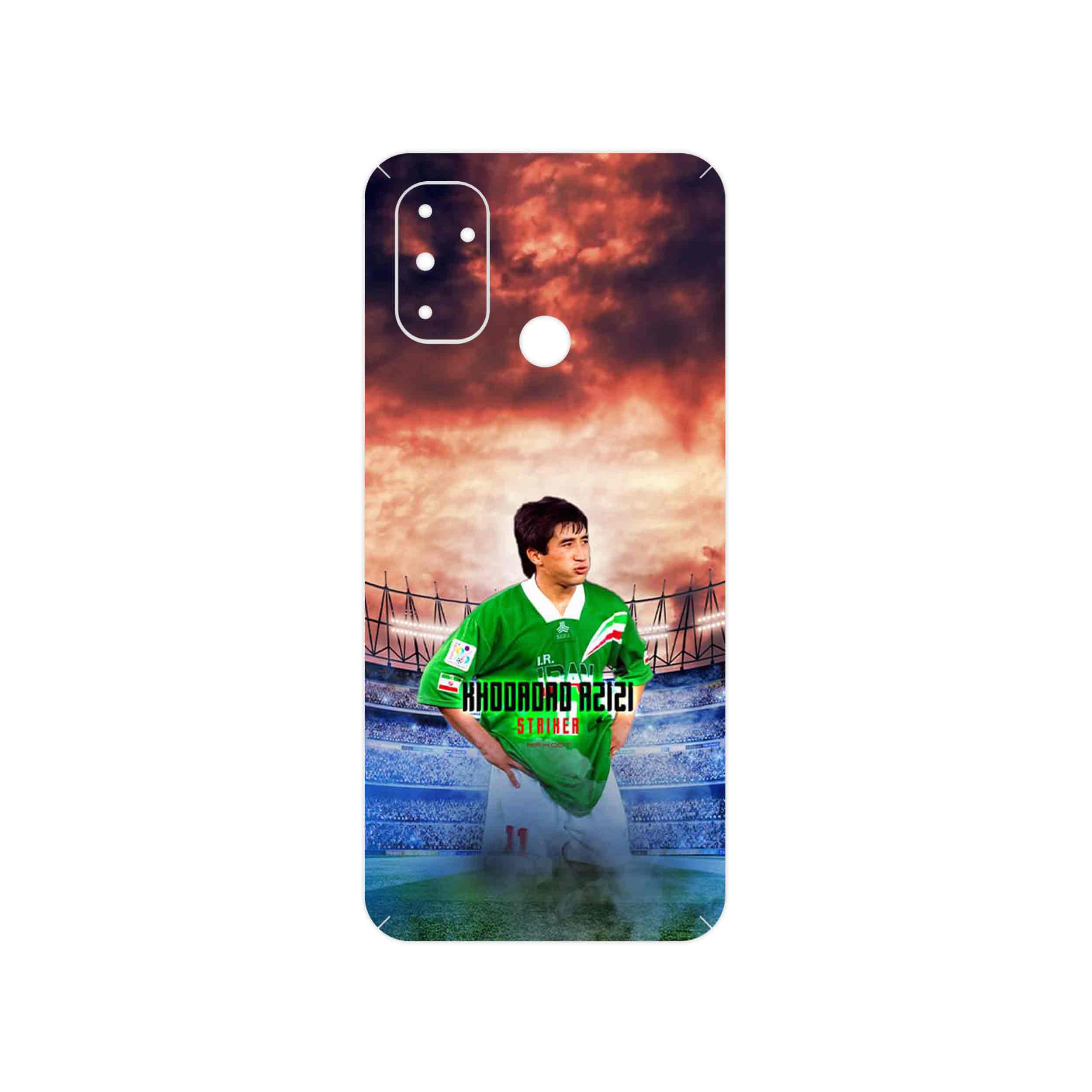 برچسب پوششی ماهوت مدل Khodadad Azizi مناسب برای گوشی موبایل وان پلاس Nord N100