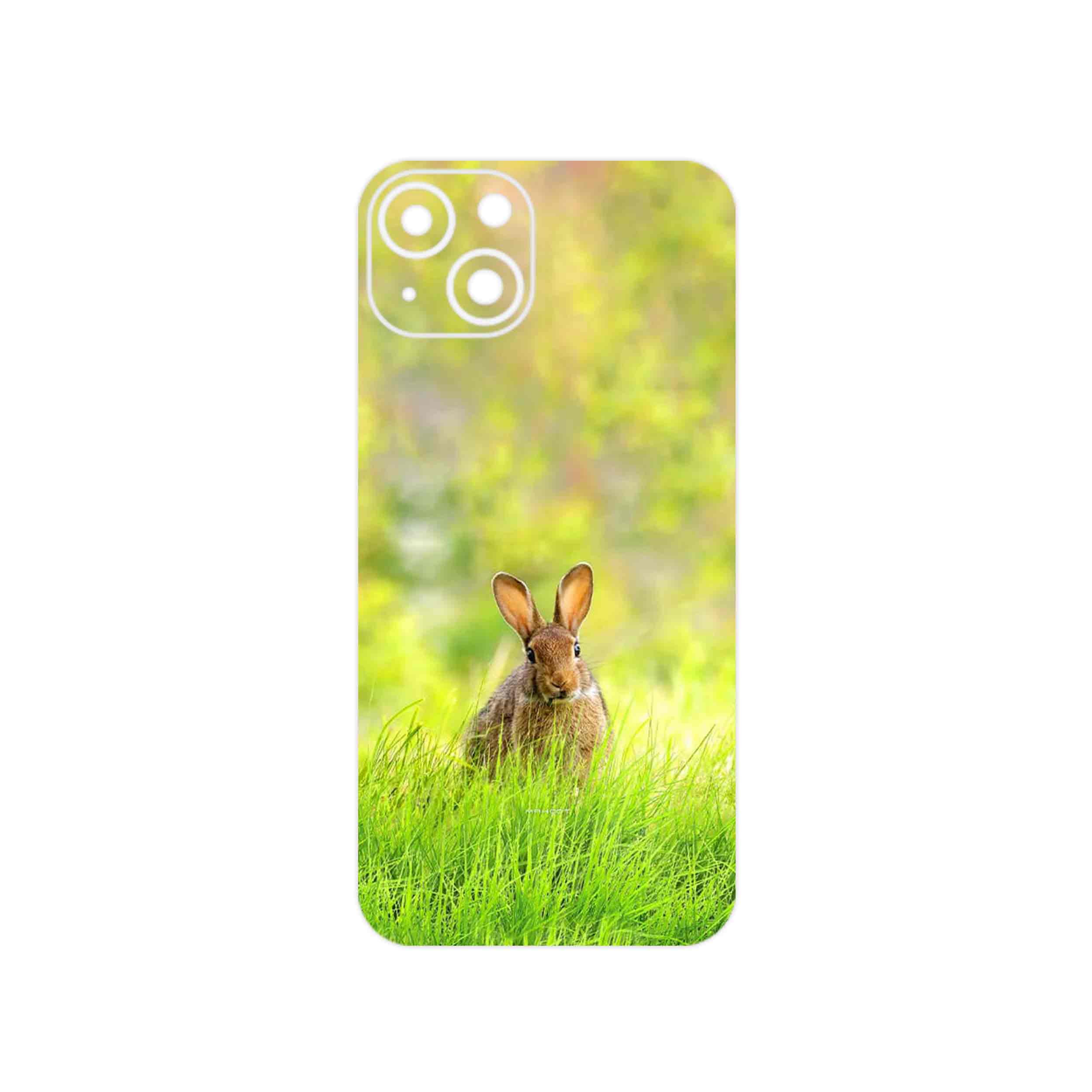 برچسب پوششی ماهوت مدل Rabbit مناسب برای گوشی موبایل اپل iPhone 13