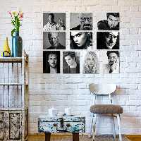 تابلو شاسی طرح کافه مدل S44 مجموعه 10 عددی