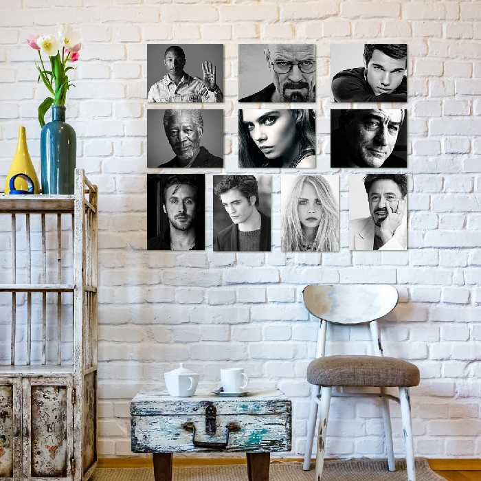 تابلو شاسی طرح کافه مدل S44 مجموعه 10 عددی