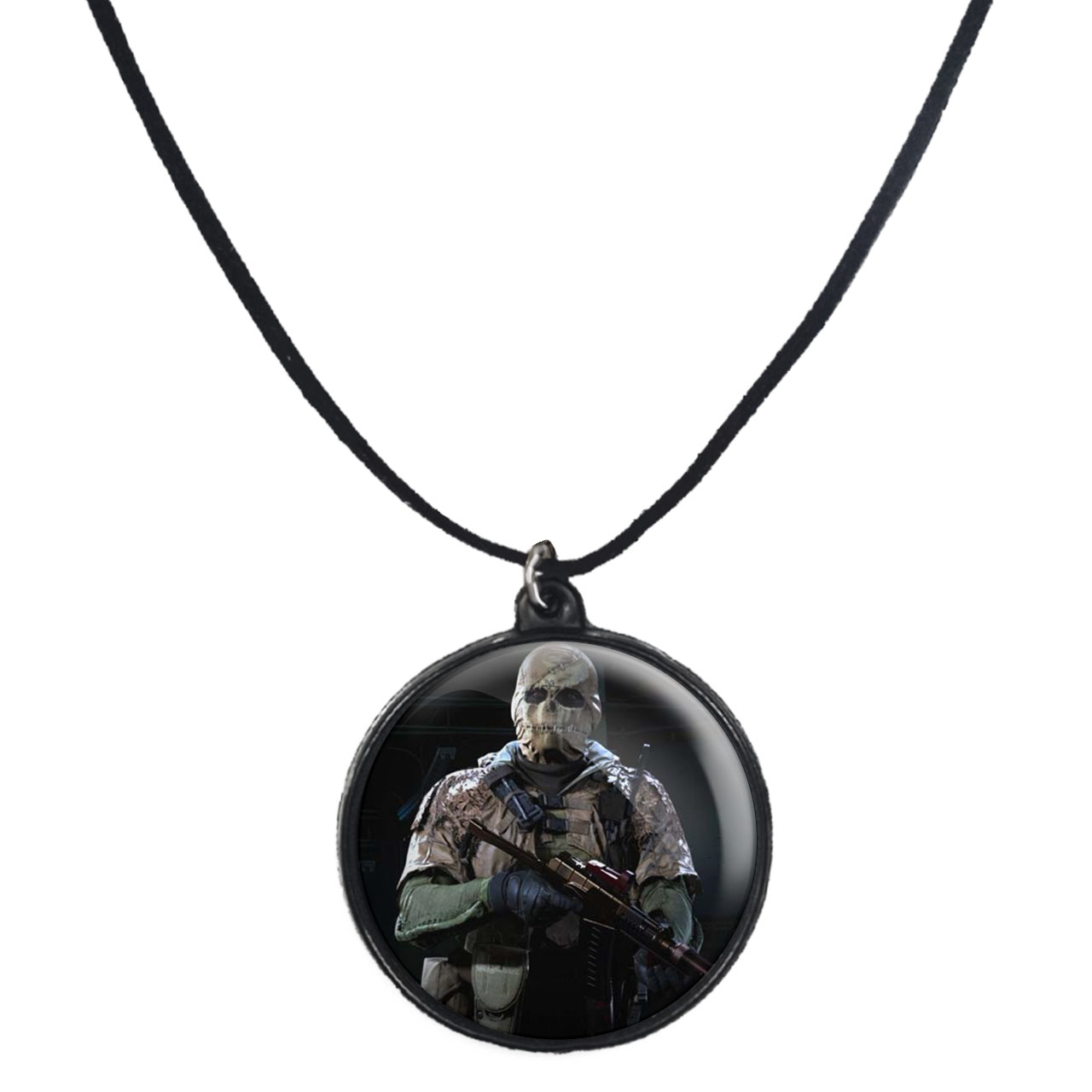 گردنبند پرمانه طرح call of duty کد pmb.7634 مدل دو طرفه