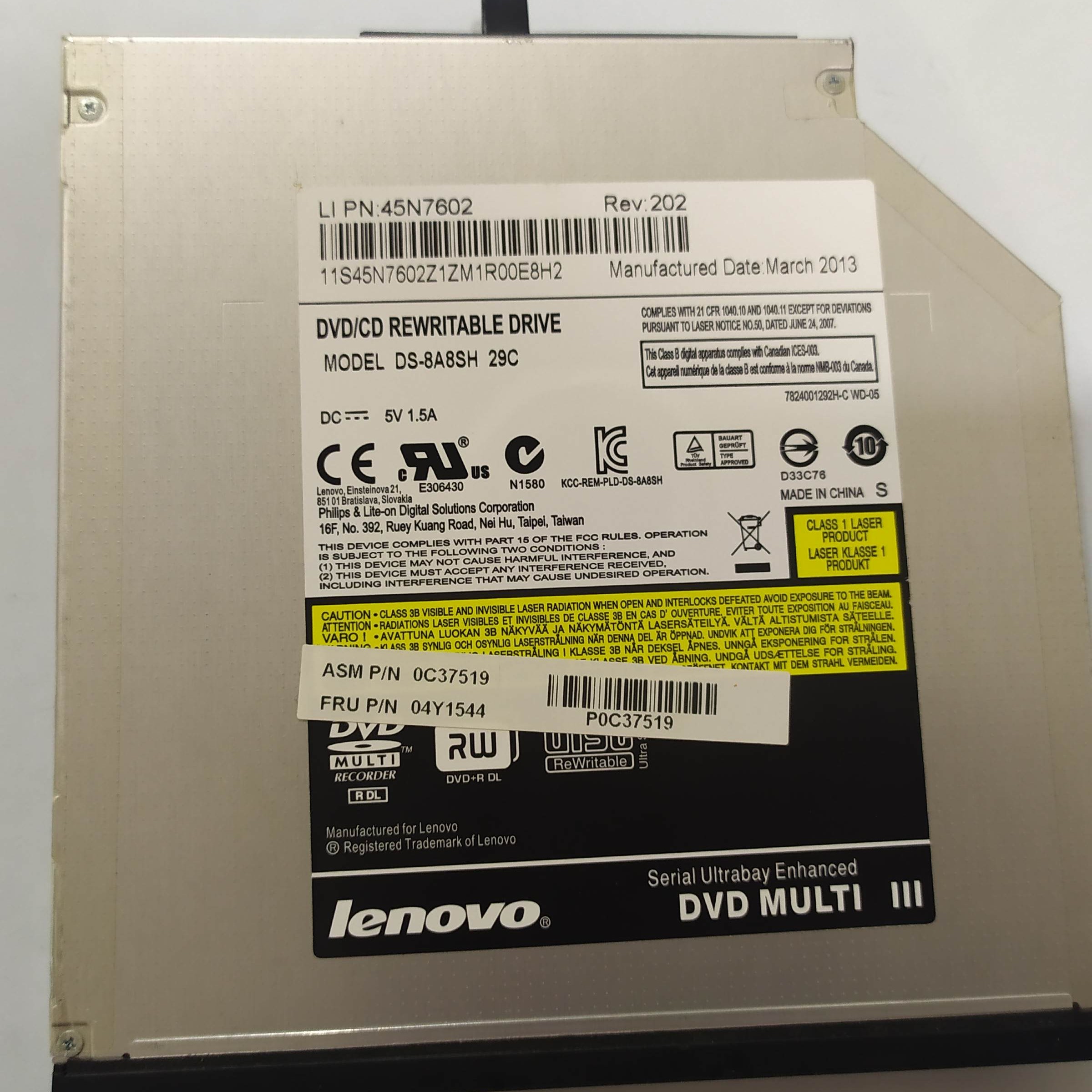 دی وی دی رایتر لپتاپ لنوو t530