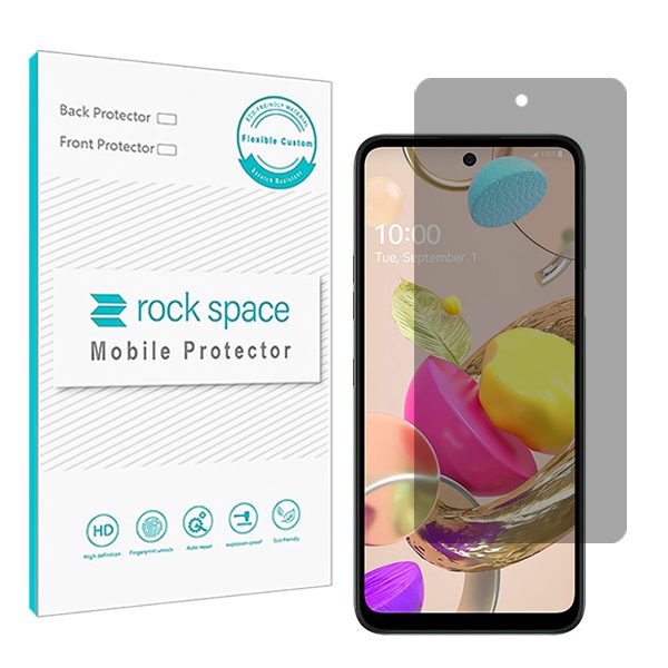 گلس ال جی (LG) K42 مدل نانو هیدروژل پرایوسی برند راک اسپیس کد S