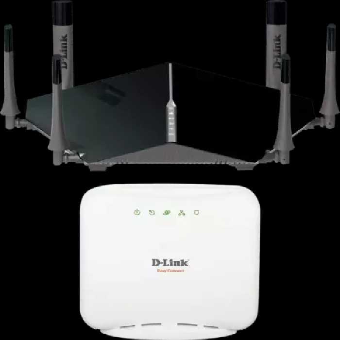 روتر بی‌سیم D-LINK ULTRA مدل DIR-890L به‌ همراه مودم روتر ADSL مدل DSL-2520U