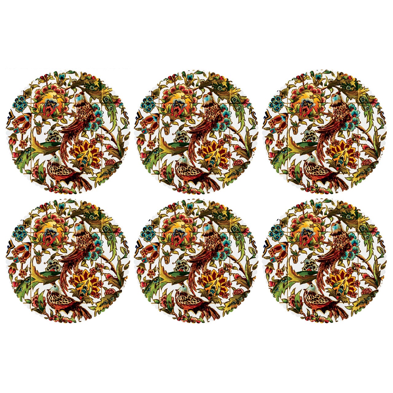 زیر بشقابی کد U2-42019 ست 6 عددی