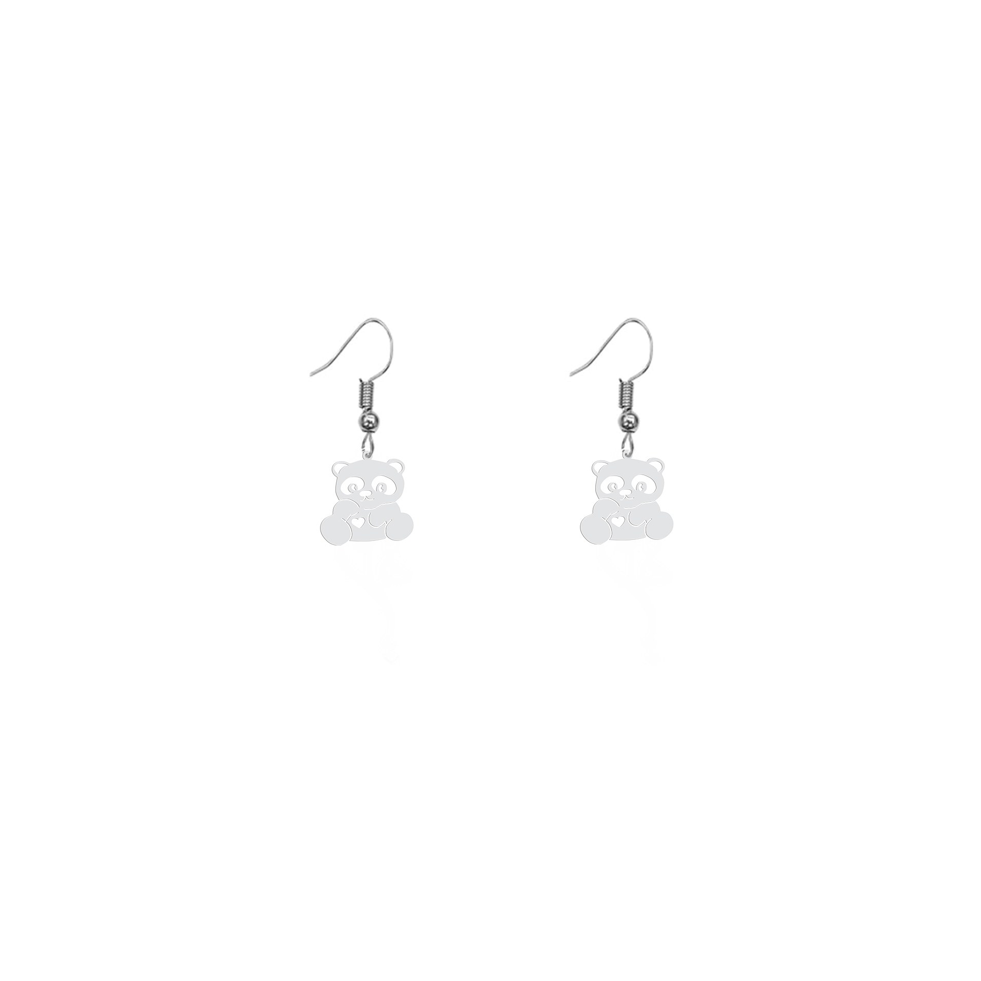 گوشواره هایکا گالری طرح قلب و خرس کد ha250