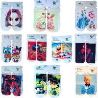 مجموعه 4 تایی جوراب مچی فانتزی و کارتونی دخترانه وپسرانه از 1 سال به بالا َ