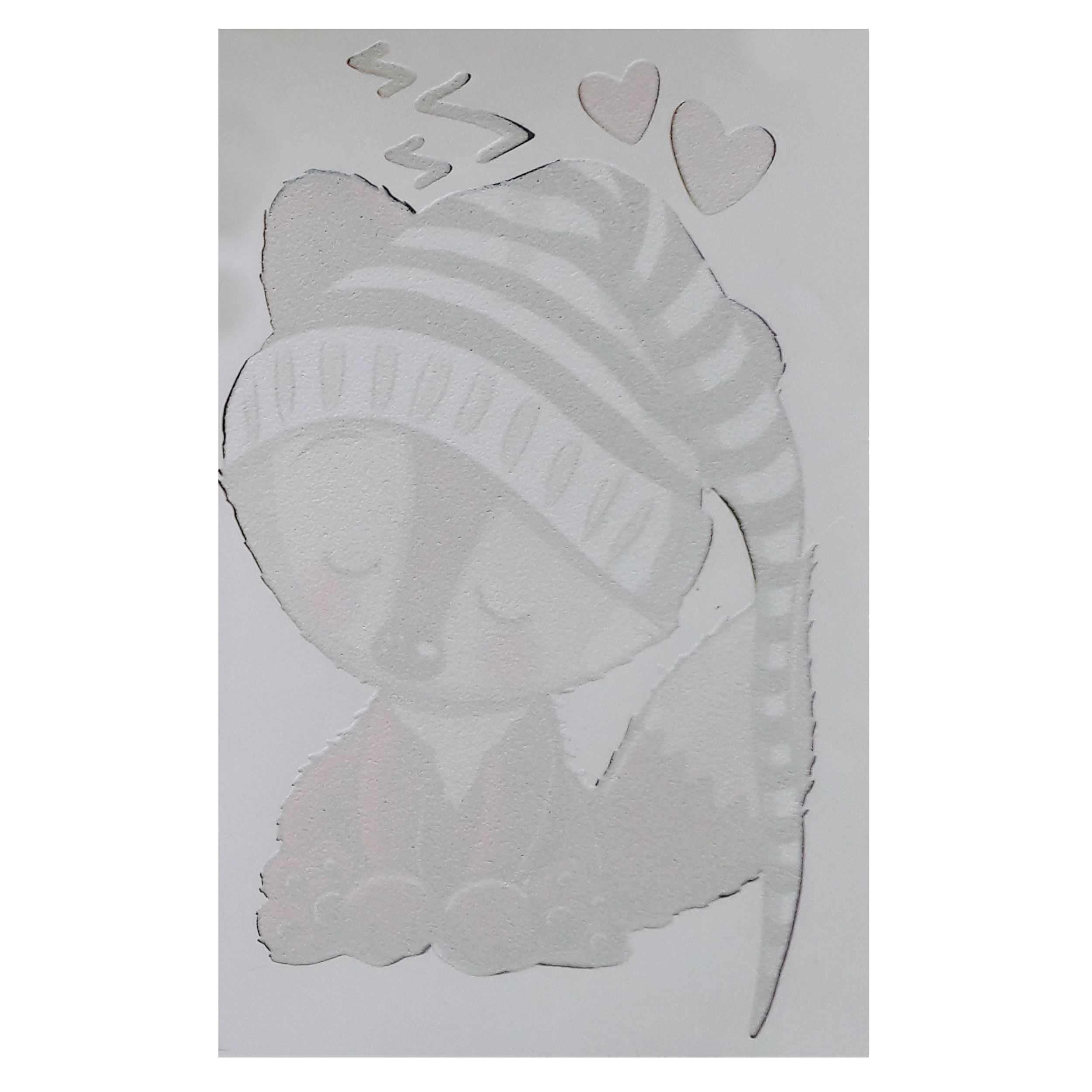 استیکر پارچه و لباس مدل B 10