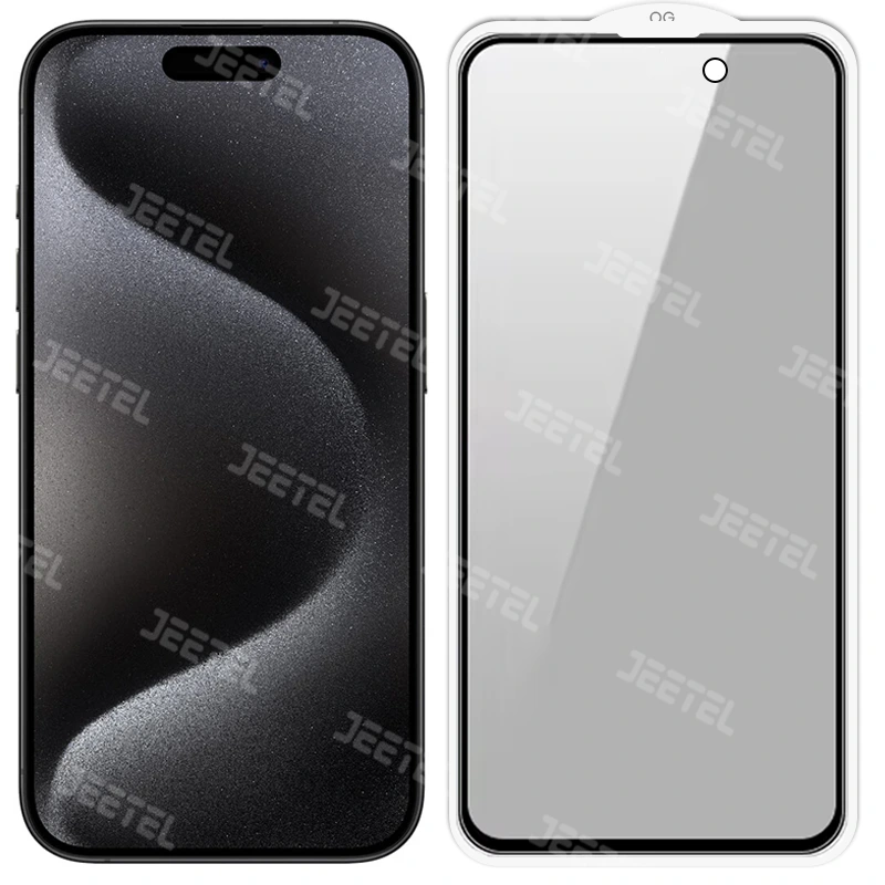گلس پرایوسی فیلم گوشی ایفون IPHONE 15 Pro (28 درجه اورجینال)