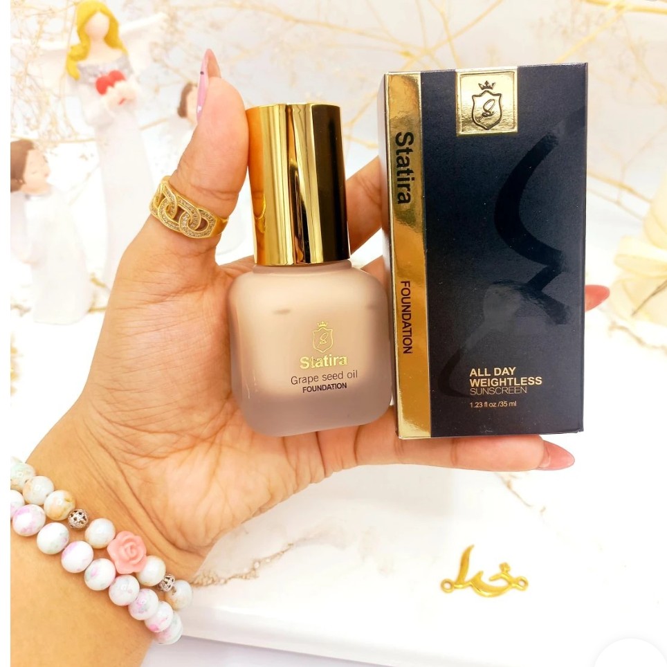 کرم پودر روزانه استاتیرا اصلی حاوی ضدآفتاب  