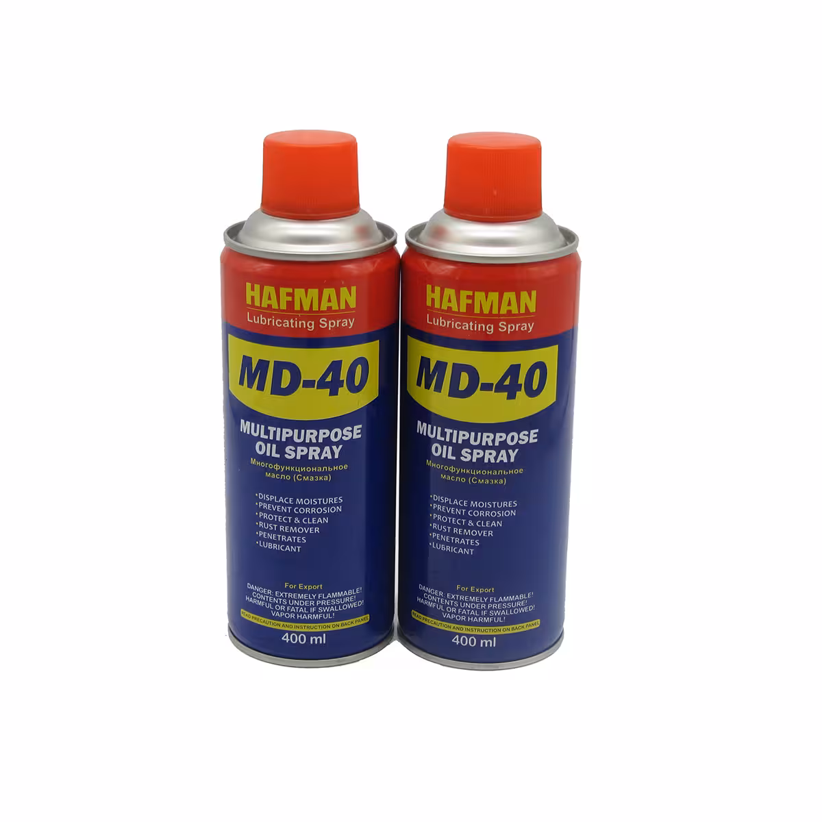 اسپری روان کننده و زنگ بر هافمن مدل MD-40 حجم 400 میلی لیتر بسته 2 عددی