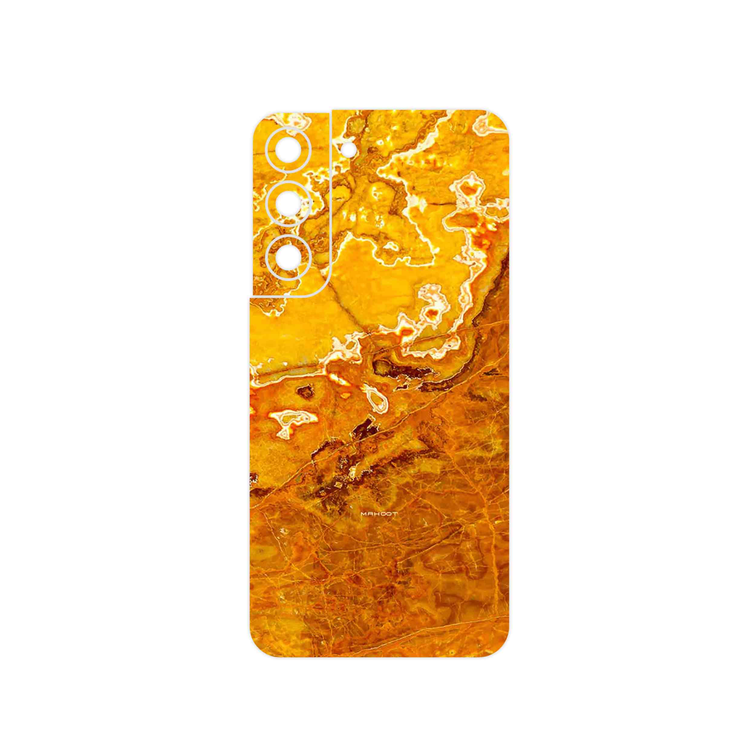 برچسب پوششی ماهوت مدل Gold Marble مناسب برای گوشی موبایل سامسونگ Galaxy S22 5G