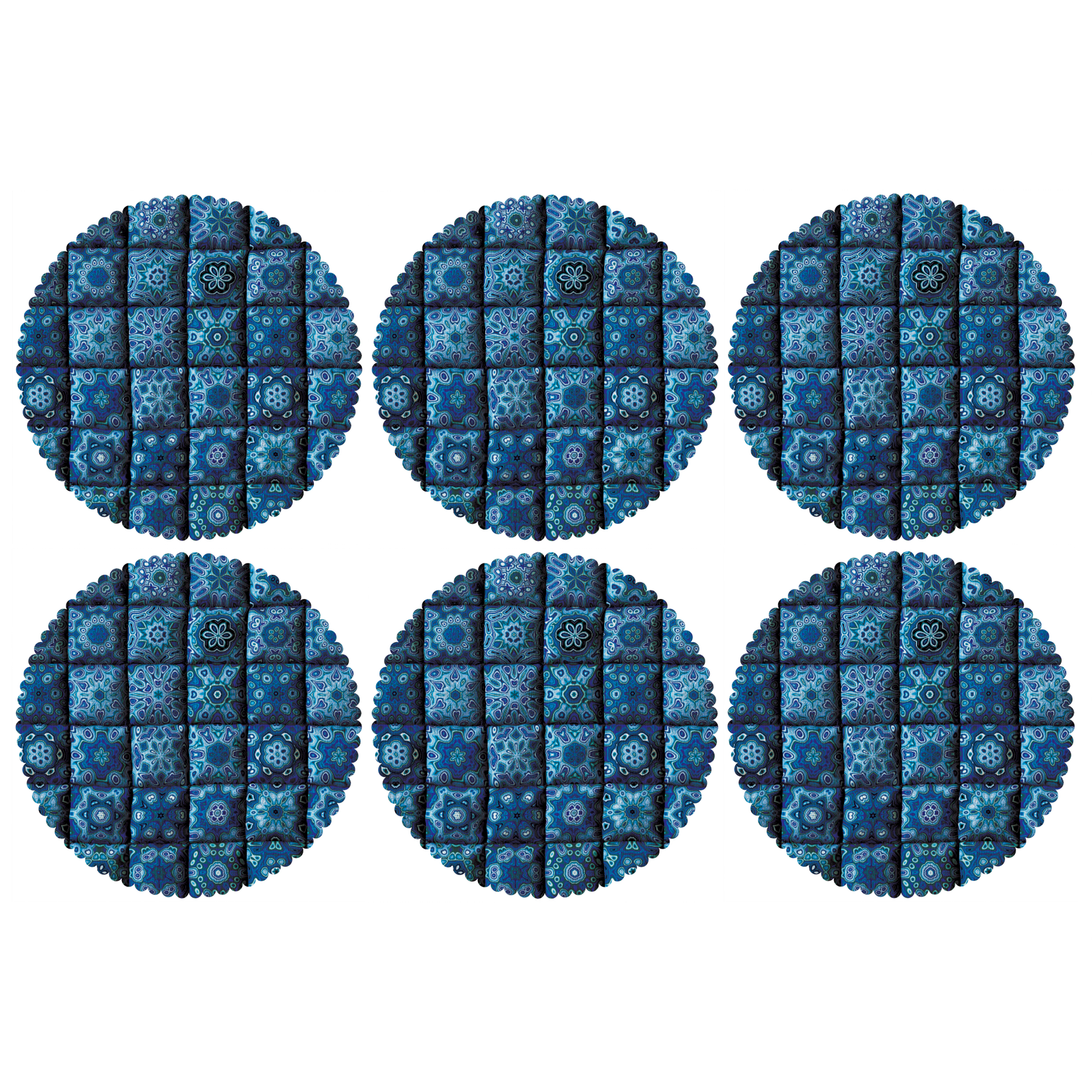 زیربشقابی مدل U2-42407 بسته 6 عددی