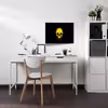تابلو مدل gold skull کد F-12043