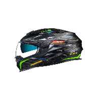 کلاه کاسکت موتورسیکلت مشکی Xwst2 Rockcity Neon Yellow Mattorant Helmet   Pinlock نکس Nexx