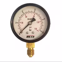 گیج فشار بتا خشک مدل 10bar-6cm