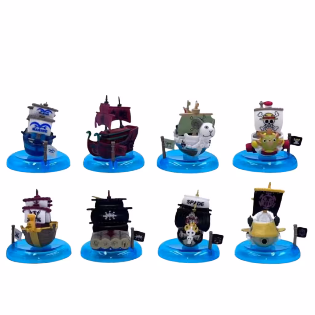 فیگور کشتی های وان پیس Ship One Piece مجموعه 8 عددی