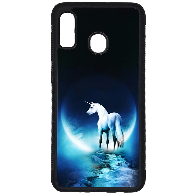 کاور طرح اسب شاخدار کد G-070 مناسب برای گوشی موبایل سامسونگ Galaxy A20 / A30 | دیجی قاب دونی