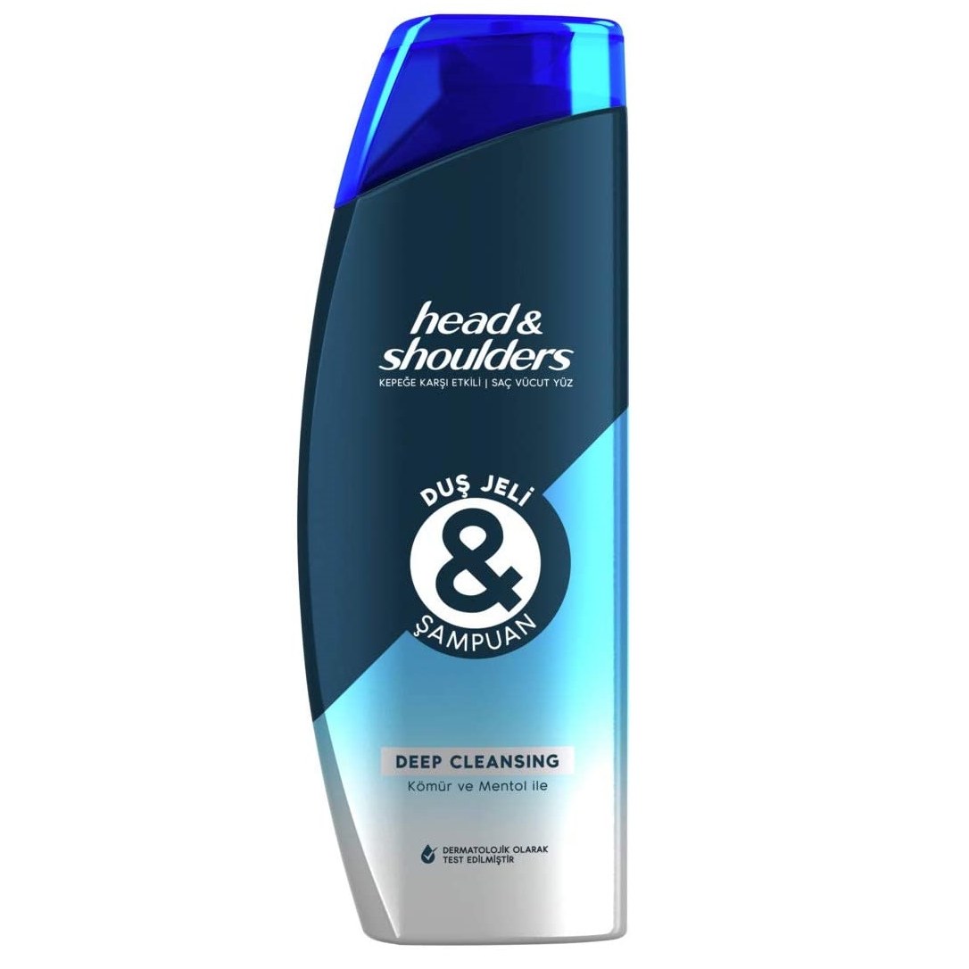 شامپو سر و بدن هد اند شولدرز Deep Cleansing خنک کننده و پاک کننده حجم 360 میل