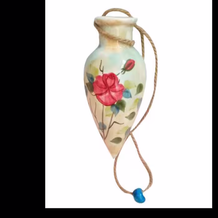 گلدان سرامیکی مدل آویز کله قندی