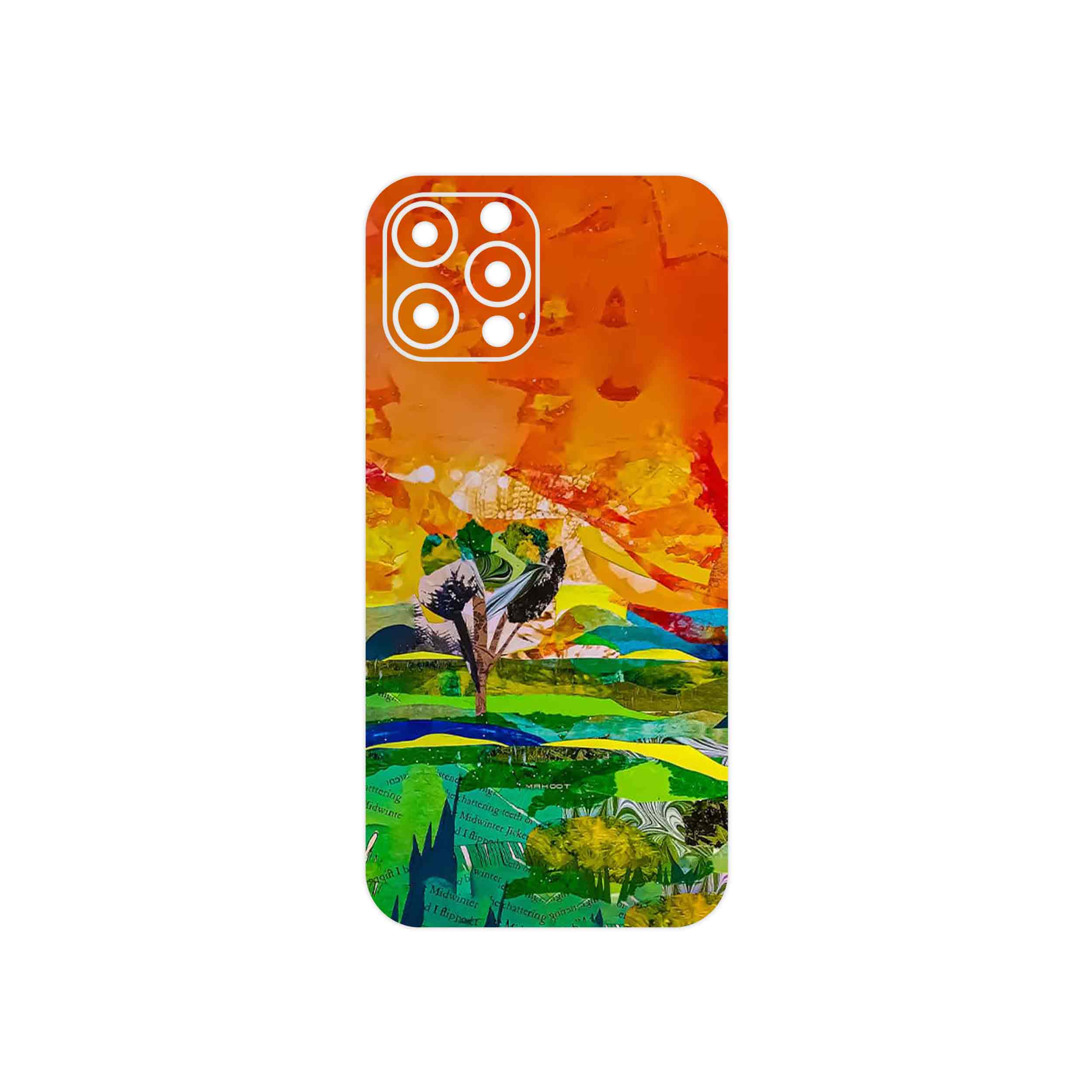 برچسب پوششی ماهوت مدل Collage of Painting مناسب برای گوشی موبایل اپل iPhone 12 Pro Max