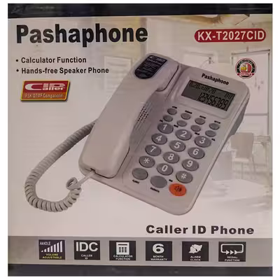 تلفن رومیزی پاشافون مدل KX-T2027 CID