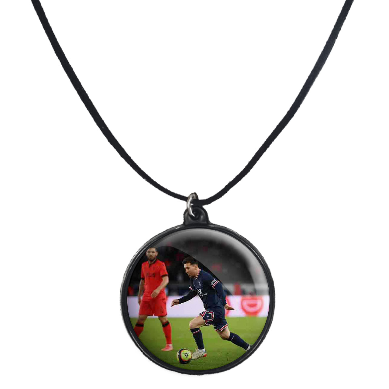 گردنبند پرمانه طرح مسی کد pmb.8844 مدل دو طرفه