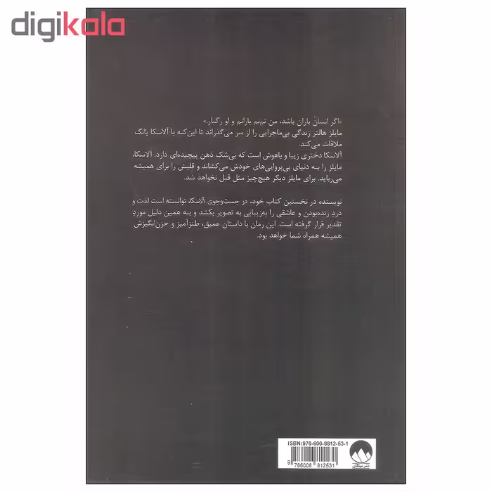 کتاب در جست و جوی آلاسکا اثر جان گرین نشر میلکان
